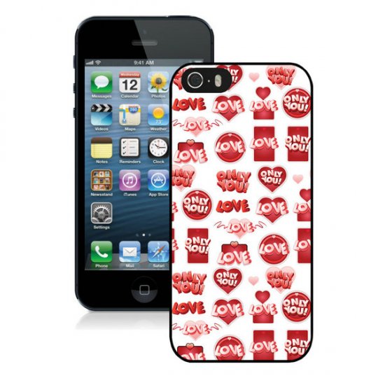 Valentine Just Love iPhone 5 5S Cases CDC - Click Image to Close